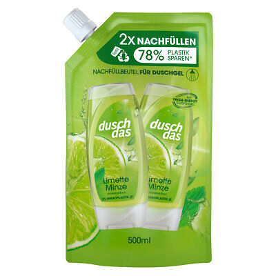 TOATE PRODUSELE - Rezerva pentru gel de dus 3in1 lime Limette, Duschdas, 500ml