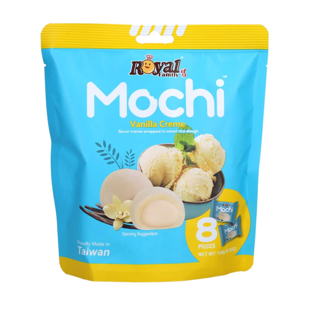 TOATE PRODUSELE - Royal Family Mochi Vanilla Creme, vanilla-flavored mochi 120g