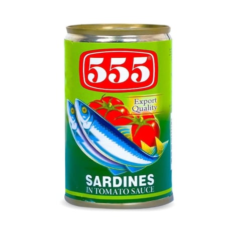 ALIMENTE - Sardine in sos tomat 555, Filipine, 155 gr
