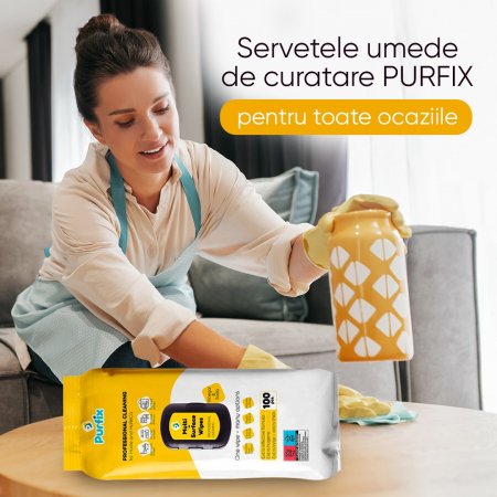 Servetele umede de curatare PURFIX Universal, 100 buc [1]