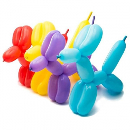 Set de 20 baloane pentru modelare si pompa, Reetoys, multicolor [1]