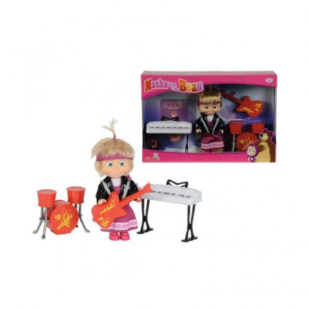 JUCARII - Set de joaca Masha Canta Music Fun, Simba Toys
