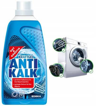 DETERGENTI SI PRODUSE MENAJ - Solutie anticalcar, Edeka Kraft Gel Anti Kalk, automat gel, 1 L