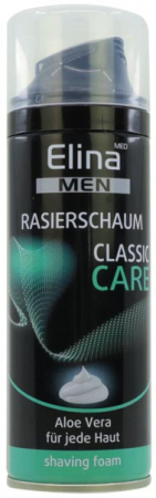 TOATE PRODUSELE - Spuma de ras Elina Med, clasic care, aloe vera, 200ml