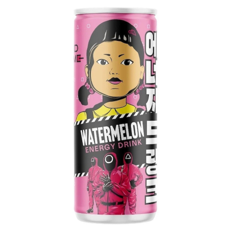 TOATE PRODUSELE - Squid Game Energy Drink Watermelon, 250 ml