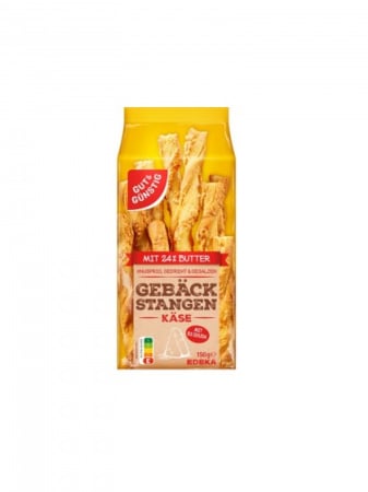 SNACKS-URI - Sticksuri groase cu branza, Gut & Gunstig, 150 g