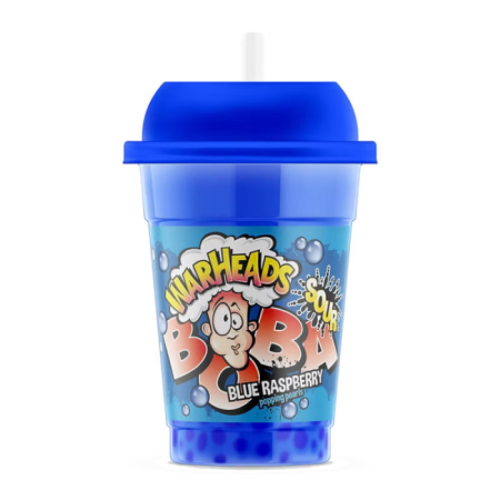 TOATE PRODUSELE - Warheads Sour Boba Blue Raspberry, 400ml