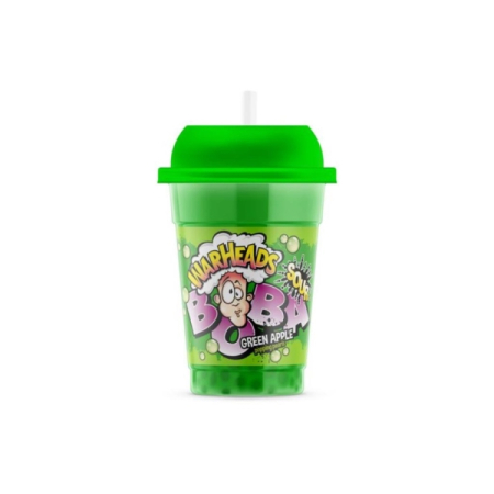 TOATE PRODUSELE - Warheads Sour Boba Green Apple, pahar, 400ml