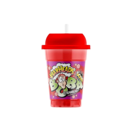 TOATE PRODUSELE - Warheads Sour Boba Strawberry, pahar, 400ml