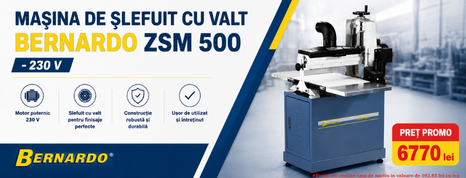 Masina de slefuit cu valt Bernardo ZSM 500 - 230 V