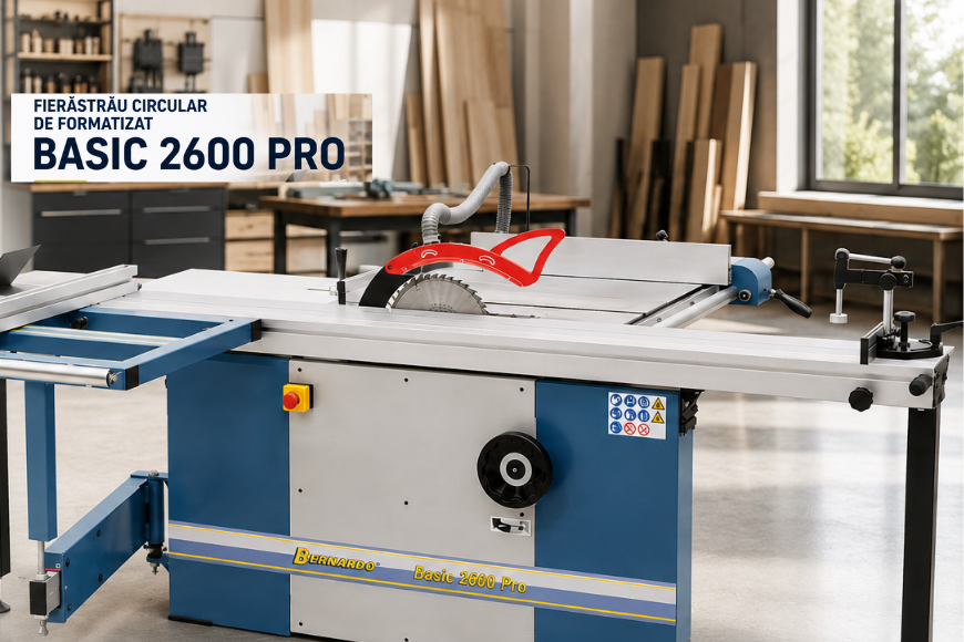 Fierăstrău circular de formatizat Bernardo Basic 2600 Pro – Ghid complet și avantaje