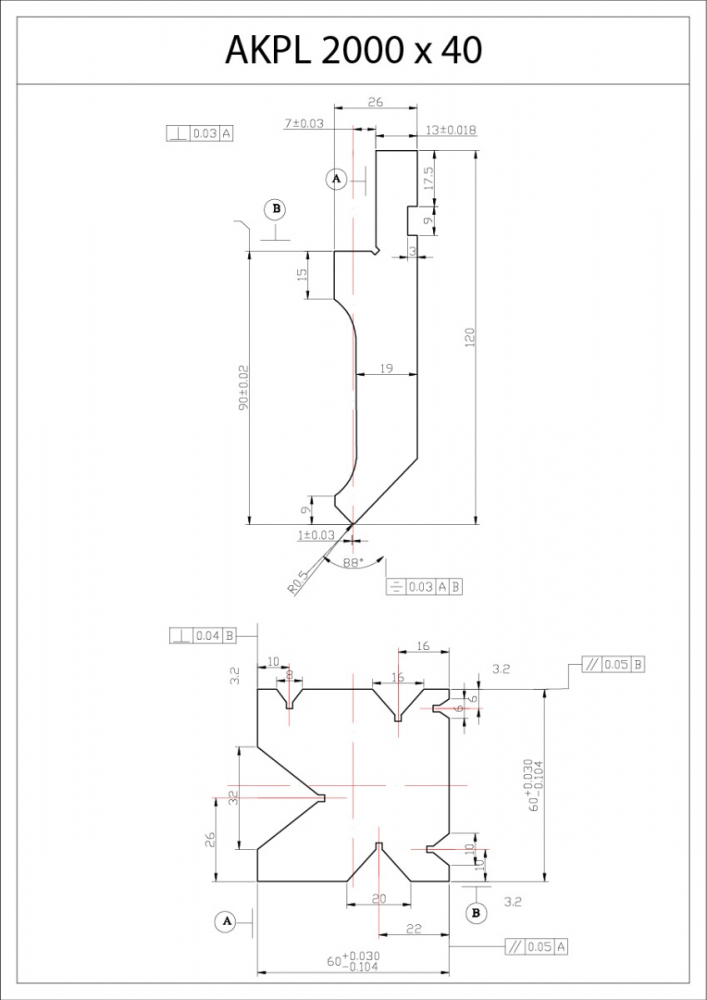 Presa hidraulica de indoit tabla tip abkant Bernardo AKPL 2000 x 40 [22]