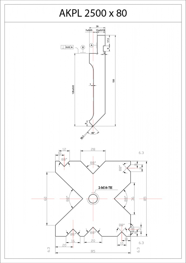 Presă hidraulică de îndoit tablă tip abkant Bernardo AKPL 2500 x 80 [21]
