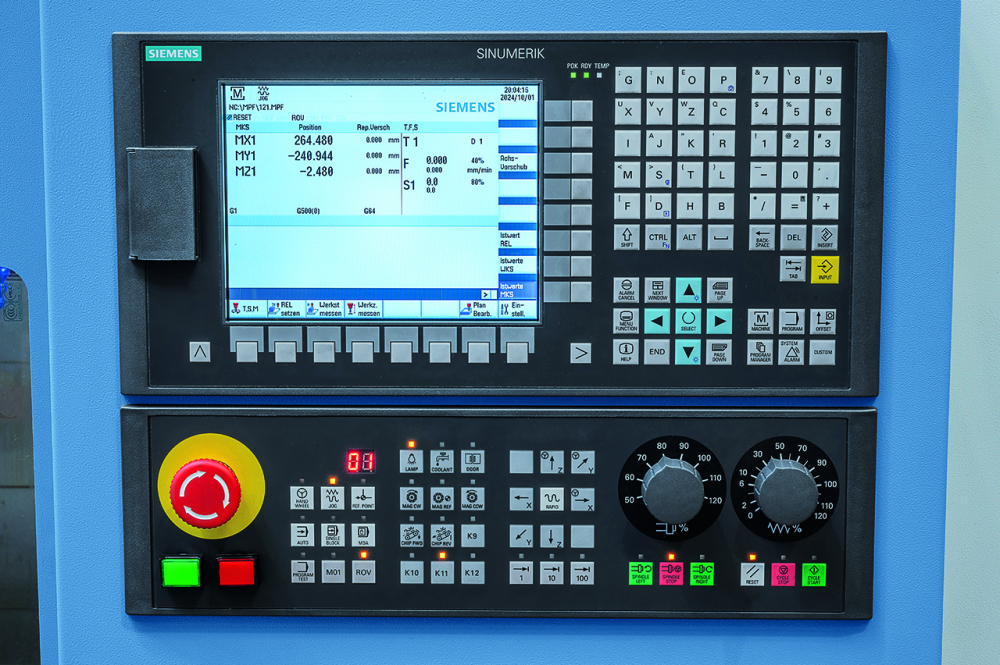 Centru de prelucrare verticala Bernardo CNC VMC 600 cu Siemens 808D Advanced 16 [4]