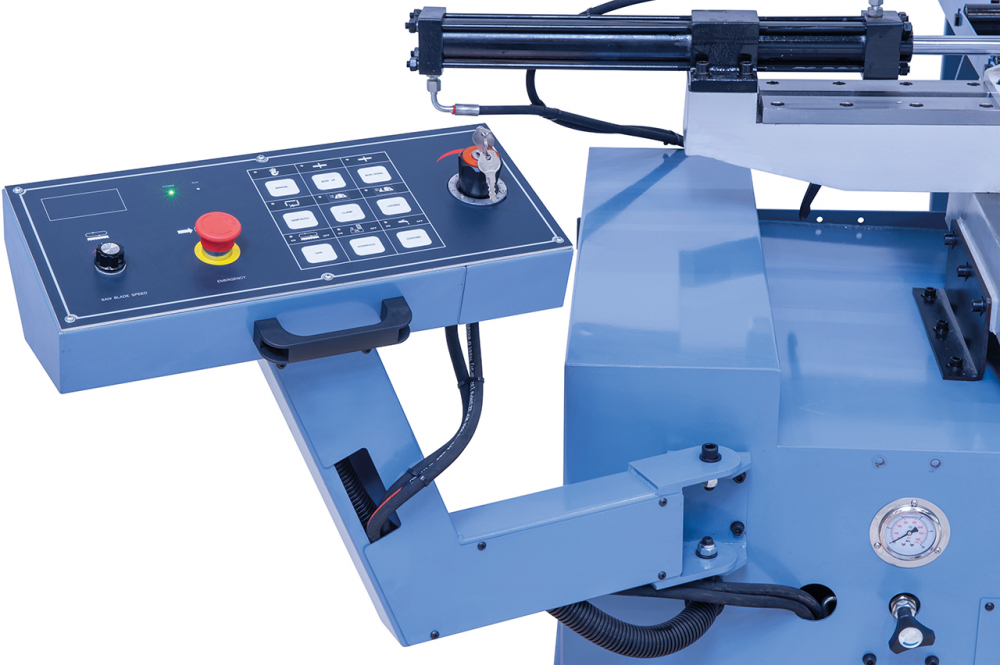 Ferastrau semi-automat pentru metal cu taiere cu mitra dubla Bernardo DGS 460 HV [7]