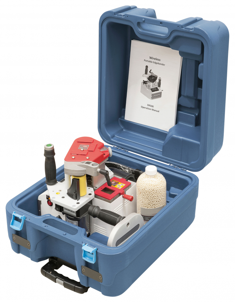 Masina mobila pentru aplicat cant DR 500 S cu trimer electric, trimer manual si cleme vacuum incluse [8]