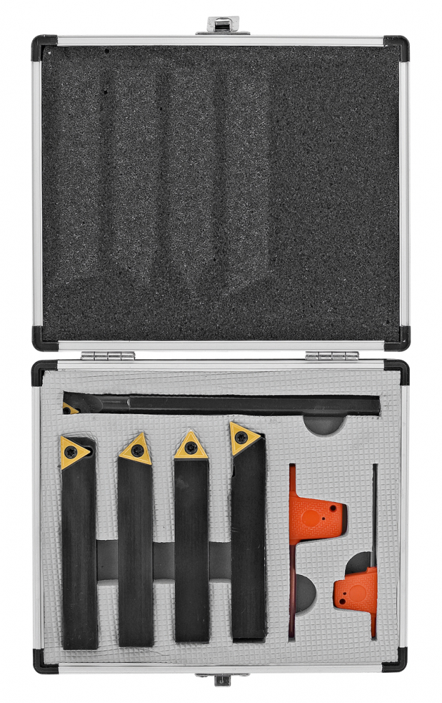 Set cutite pentru strunjire, 4 piese, inclusiv tija de gaurit, 10 mm [2]
