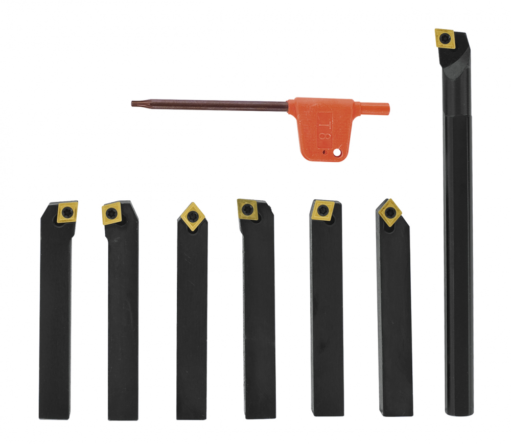 Set cutite de strung 6 buc., inclusiv tija adancime 1 buc., 10 mm [1]