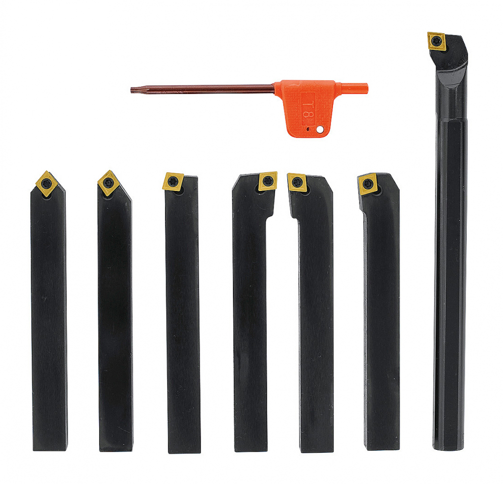 Set cutite de strung 6 buc., inclusiv tija adancime 1 buc., 12 mm [1]
