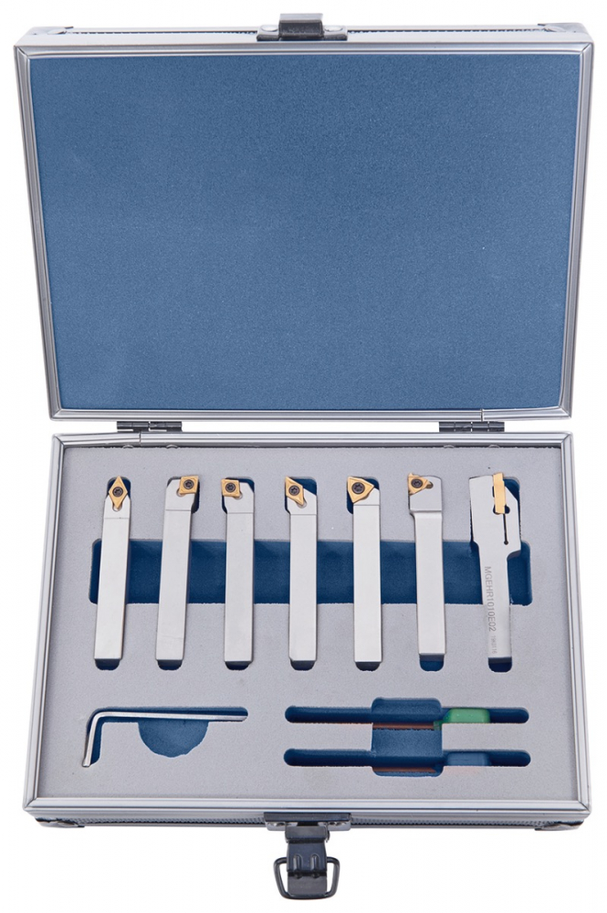Set cutite de strunjire cu placute interschimbabile HM, 10 mm, set M [2]