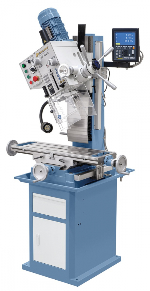 Masina de gaurire si frezare Bernardo FM 45 HS cu afisaj digital 3 axe ES-12 V inclus [2]