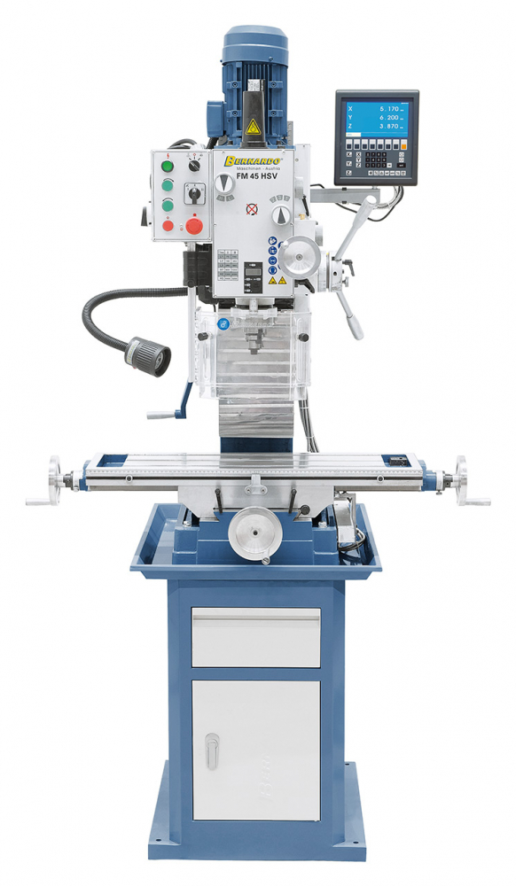 Masina de gaurit si frezat Bernardo FM 45 HSV incl. afisaj digital pentru 3 axe [3]