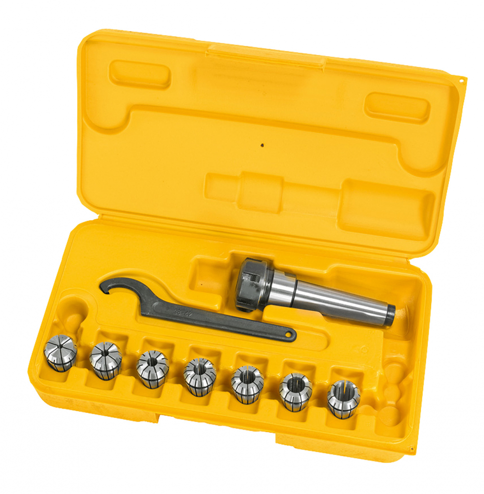Set mandrina de prindere cu bucse ER 25 pentru frezare| MK 3 | 3 - 16 mm | 10 piese [1]