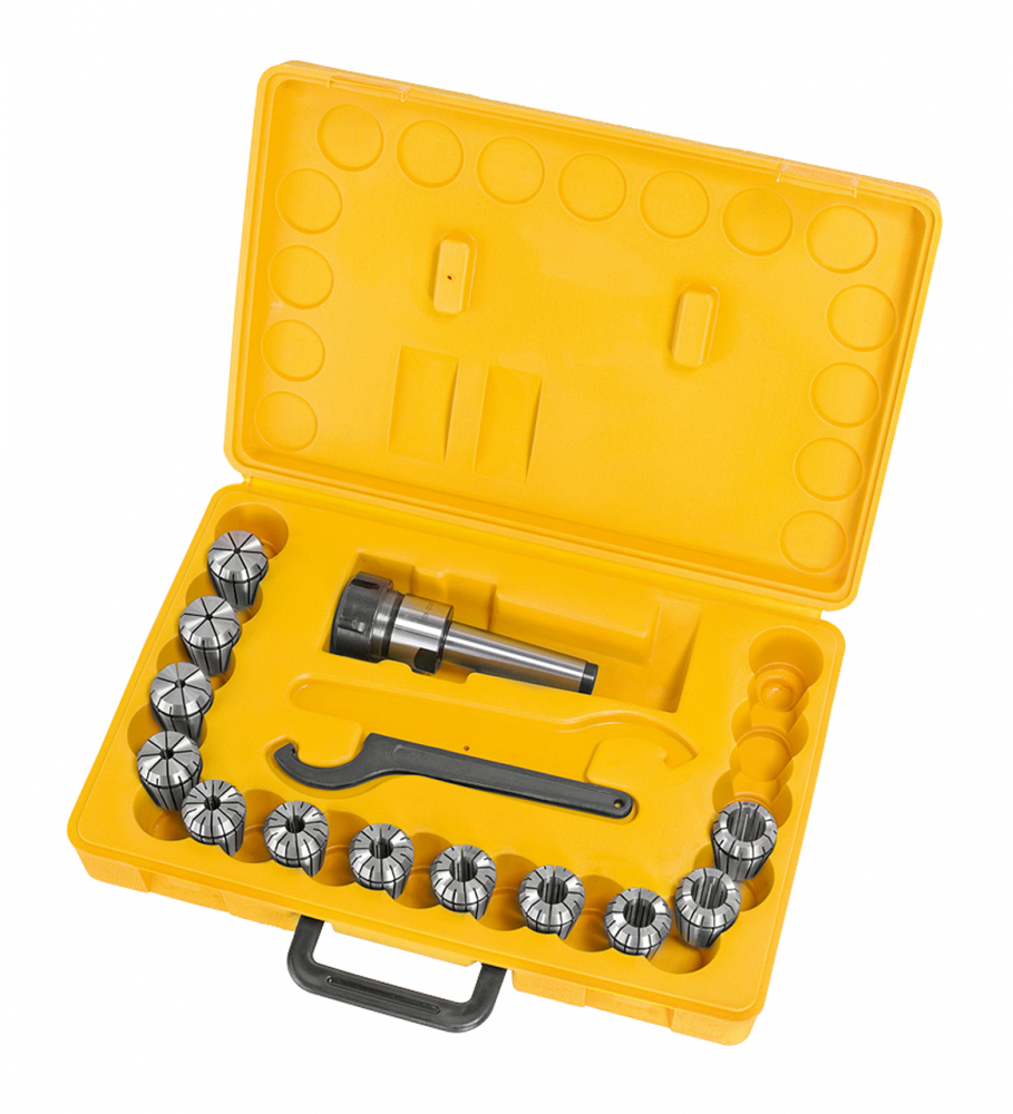Set mandrina de prindere cu bucse ER 32 pentru frezare | MK 3 | 3 - 20 mm | 13 piese [1]