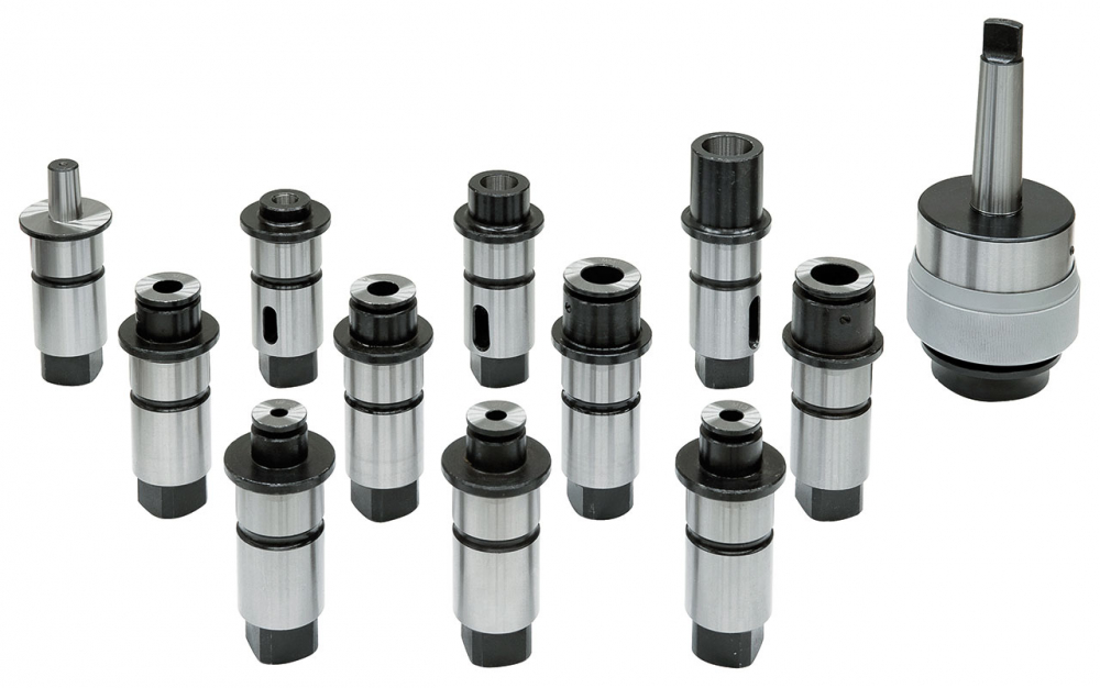 Set de mandrine pentru taiere filete cu schimbare rapida MK 2 / M6 - M30 / 12 piese [2]