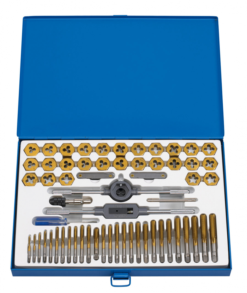 Set de filetat HSS, 60 piese, M3 - M12 [1]