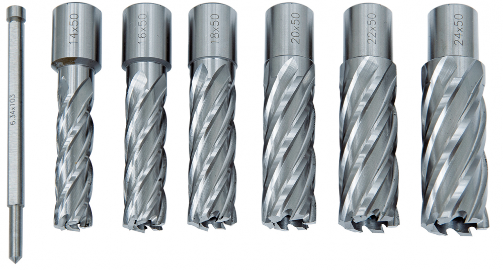 Set carotiere standard HSS CDL, 14 - 24 mm, adancime de gaurire 50 mm [2]