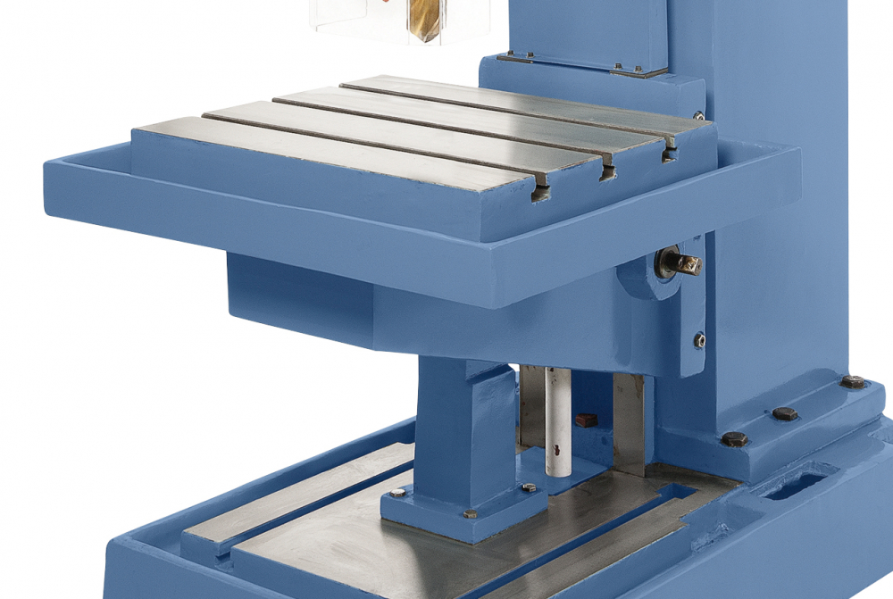 Masina de gaurit industriala cu stand si coloana pentru metale KBM 80 [7]