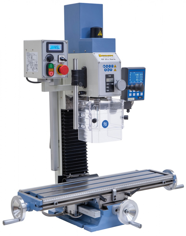 Masina de gaurit si frezat Bernardo KF 25 L Vario cu indicator de pozitie 3-axe DT 40 [19]