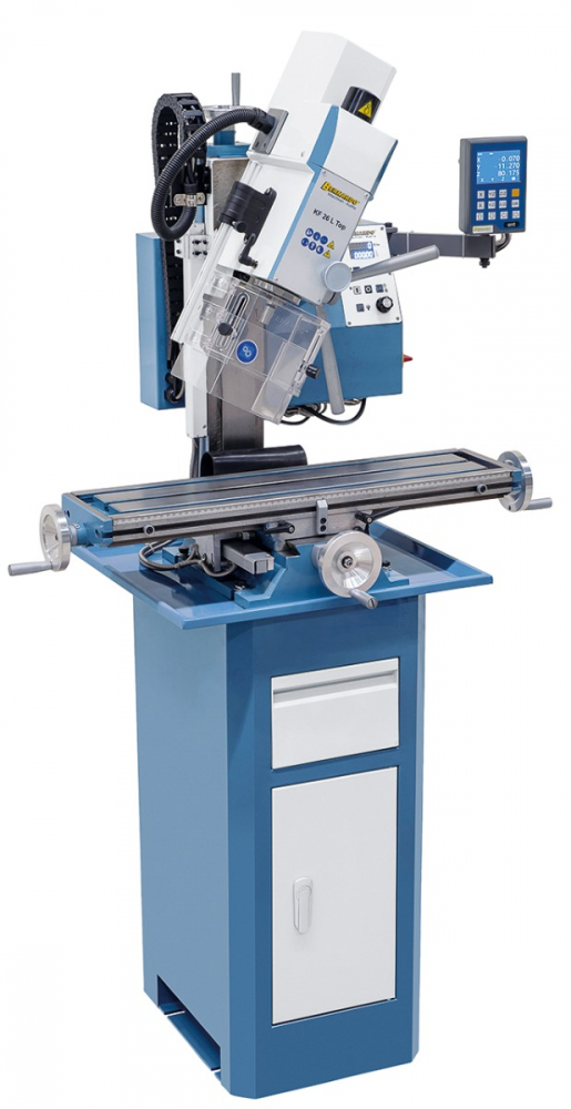 Masina de gaurit si frezat Bernardo KF 26 L Top cu afişaj digital 3-axe DT 40 [3]