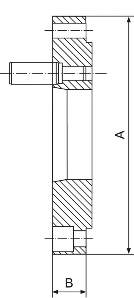 Flansa conica scurta FLD-125/D4 [2]
