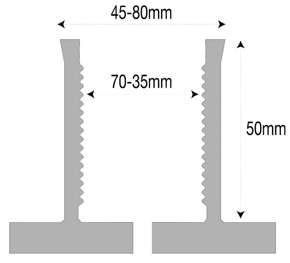 Pensetă lungă pentru mandrina F Chuck M 95 [2]
