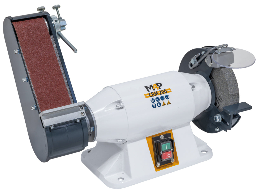 Mașină combinată de șlefuit cu bandă CBM 200 / 230 V [3]
