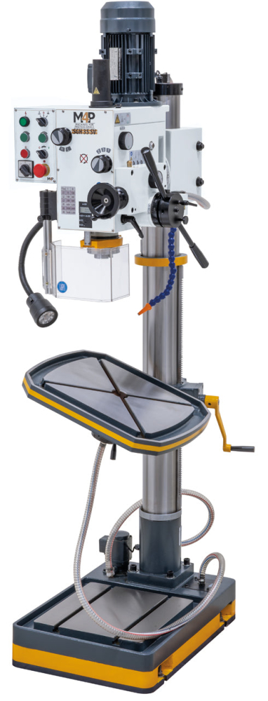 Mașină de găurit cu coloană cu angrenaj SGH 35 SV / 400 V [2]