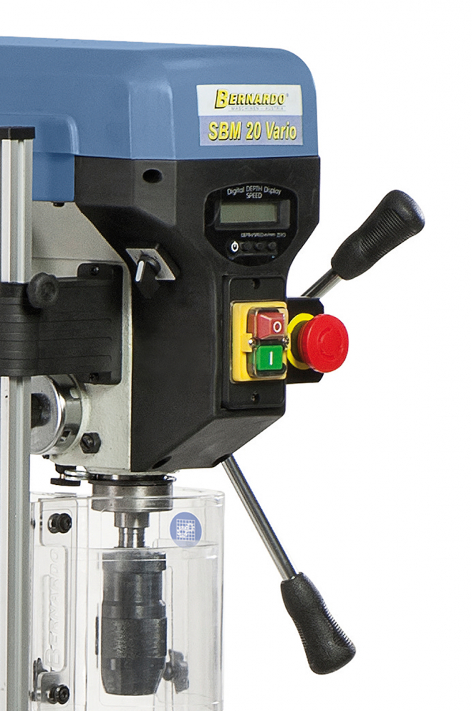 Masina de gaurit cu coloana si transmisie prin curea Bernardo SBM 20 Vario - 400 V [5]