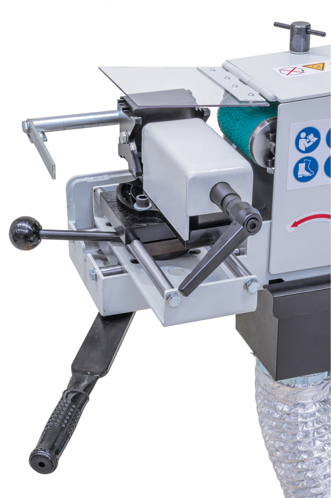 Masina de slefuit pentru capete de tevi si profile, cu aspiratie KBR 100 x 2000 DC-2 [9]