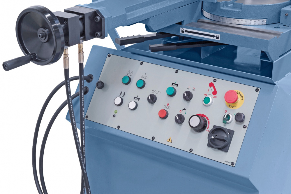 Ferastrau semi-automat pentru metal cu taiere cu mitra dubla Bernardo MBS 300 DGA [8]