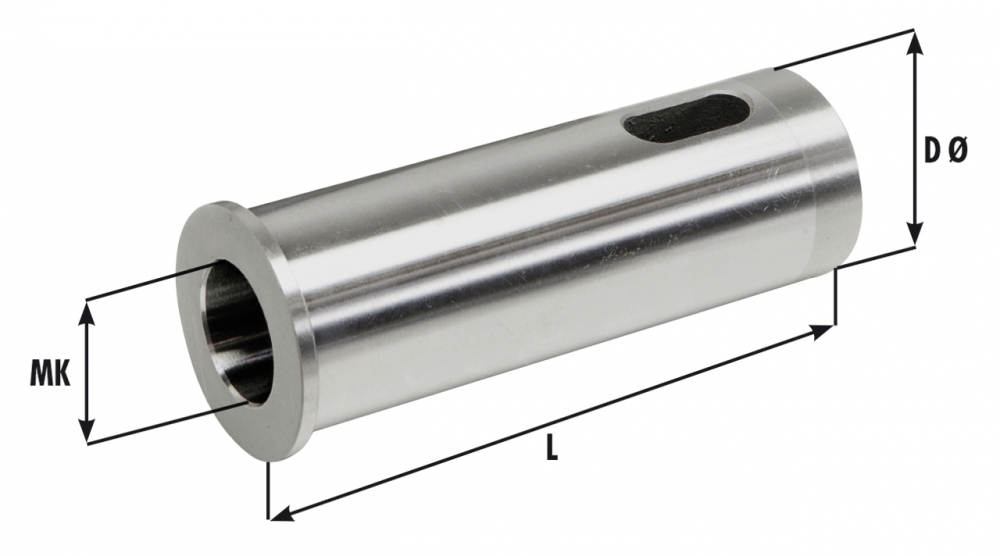 Bucsa conica Morse (MK), diam. 40 x 114 mm pentru dimensiunea E - MK 3 [2]