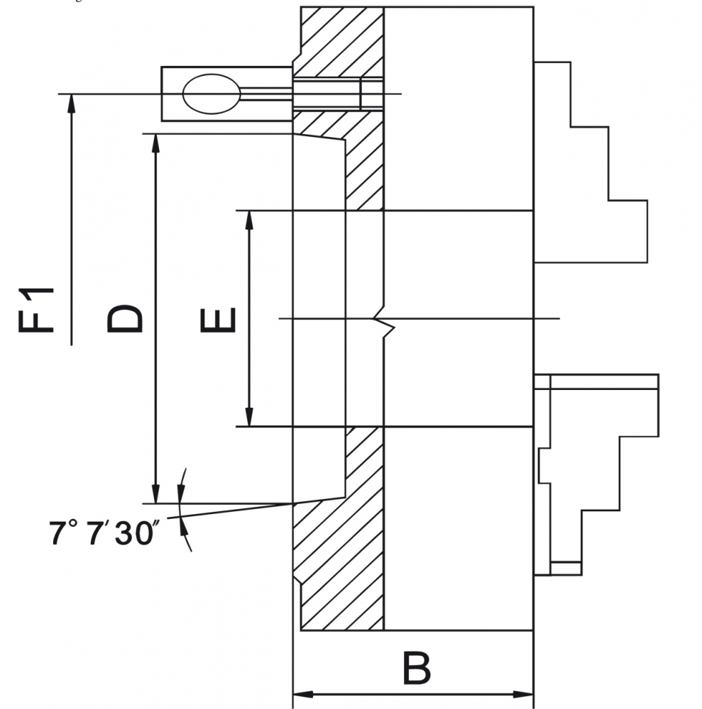 Universal de precizie cu 3 bacuri PO3-200/D5 [2]