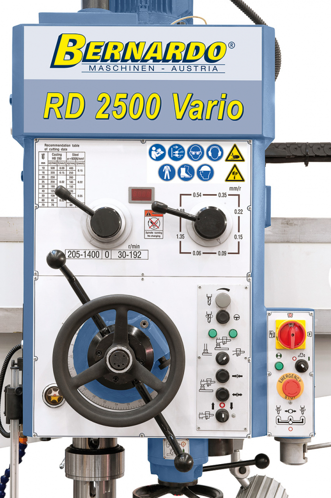 Masina de gaurit radiala Bernardo RD 2500 Vario [3]