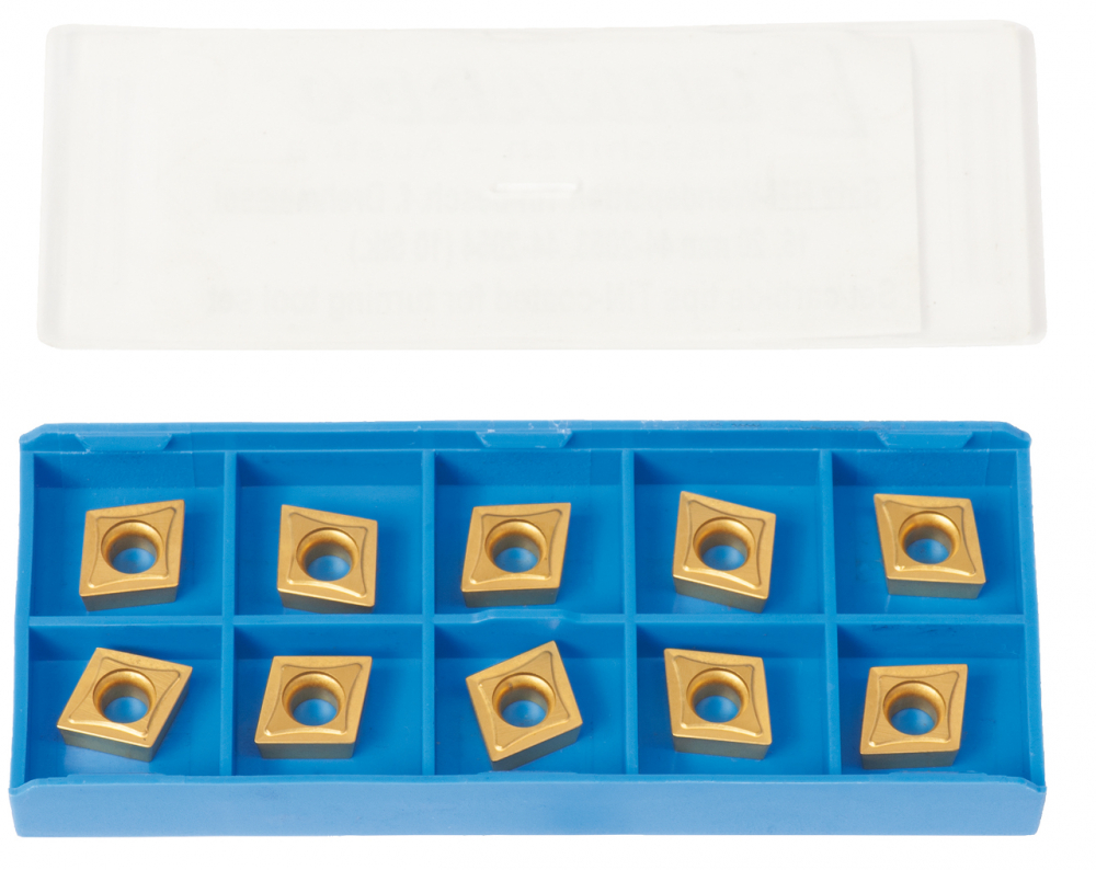 Set placute aschietoare HM reversibile (10 buc.) pentru cutite de strunjire 16 / 20 mm [1]