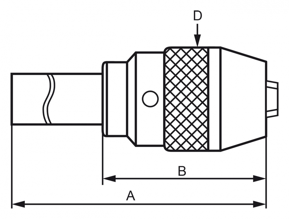 Mandrina cu strangere rapida si prindere directa MK 2 / 1 - 13 mm [2]