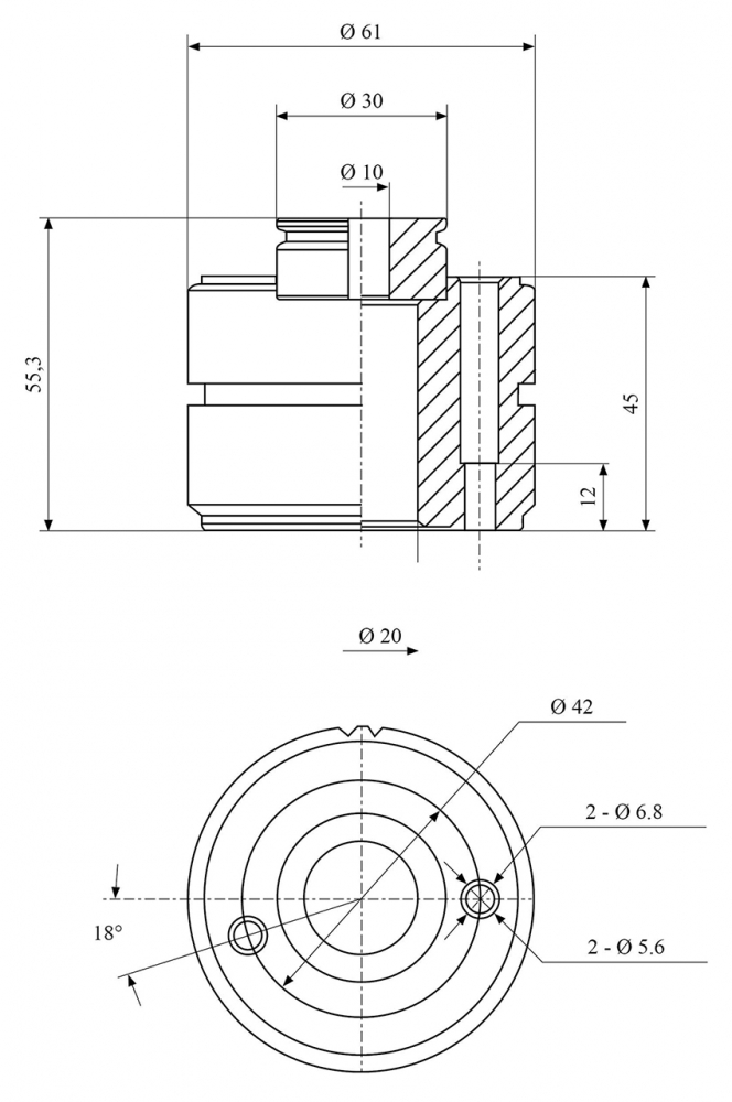 Suport de cutite cu schimbare rapida, sistem Multifix, marimea  A [3]