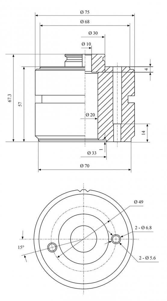 Suport de cutite cu schimbare rapida, sistem Multifix, marimea E [3]