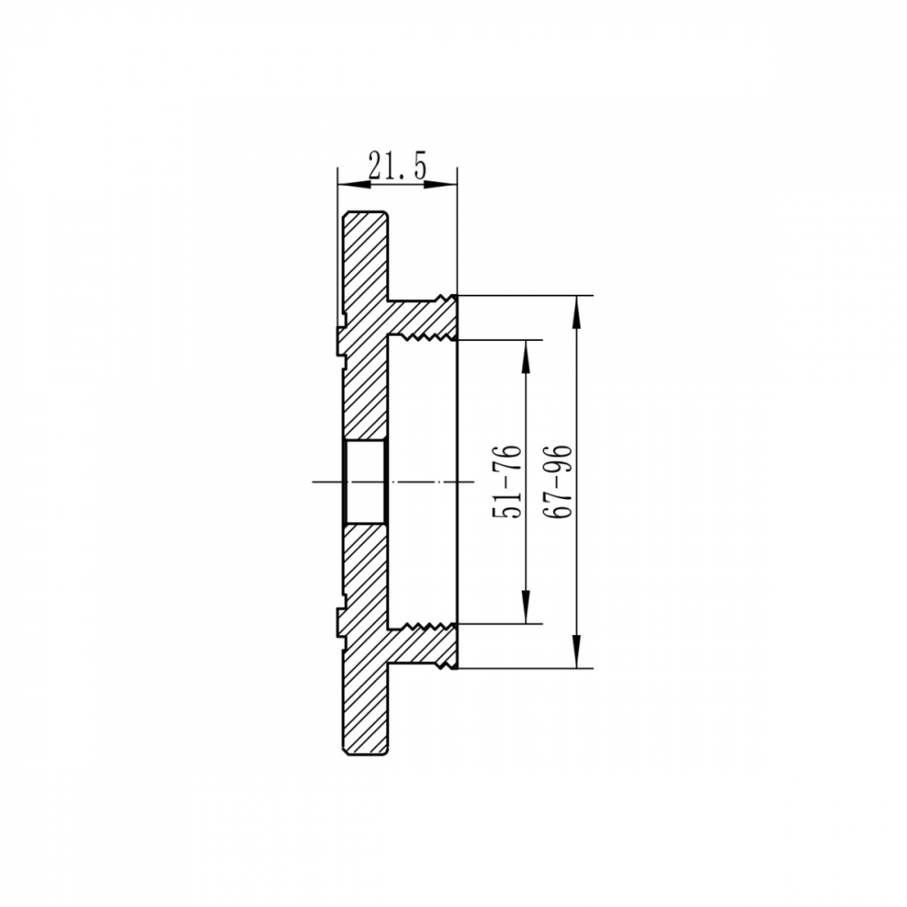 Mandrină M-115 cu fălci tip coadă de rândunică A [2]
