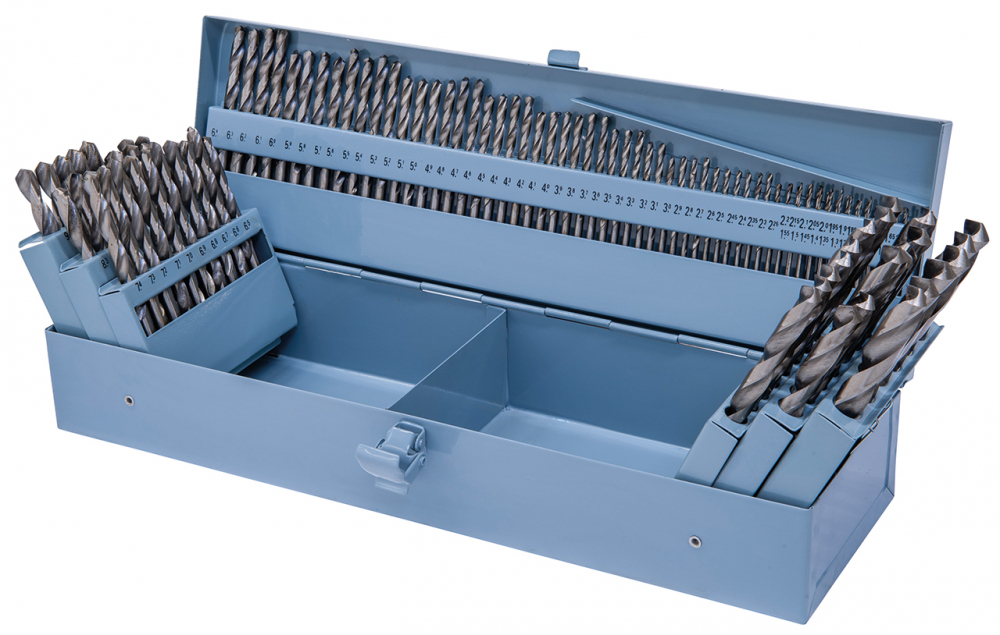 Set burghie elicoidale HSS, 118 piese [1]